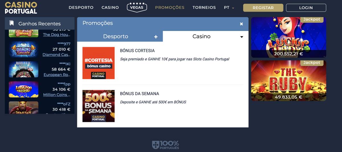 casinoportugal bonus