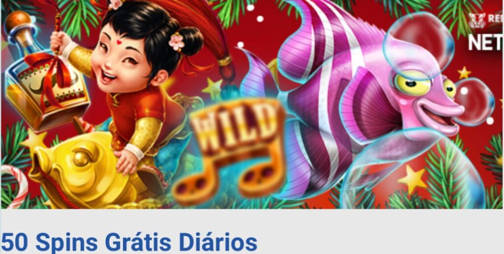 50 Spins Grátis Diários